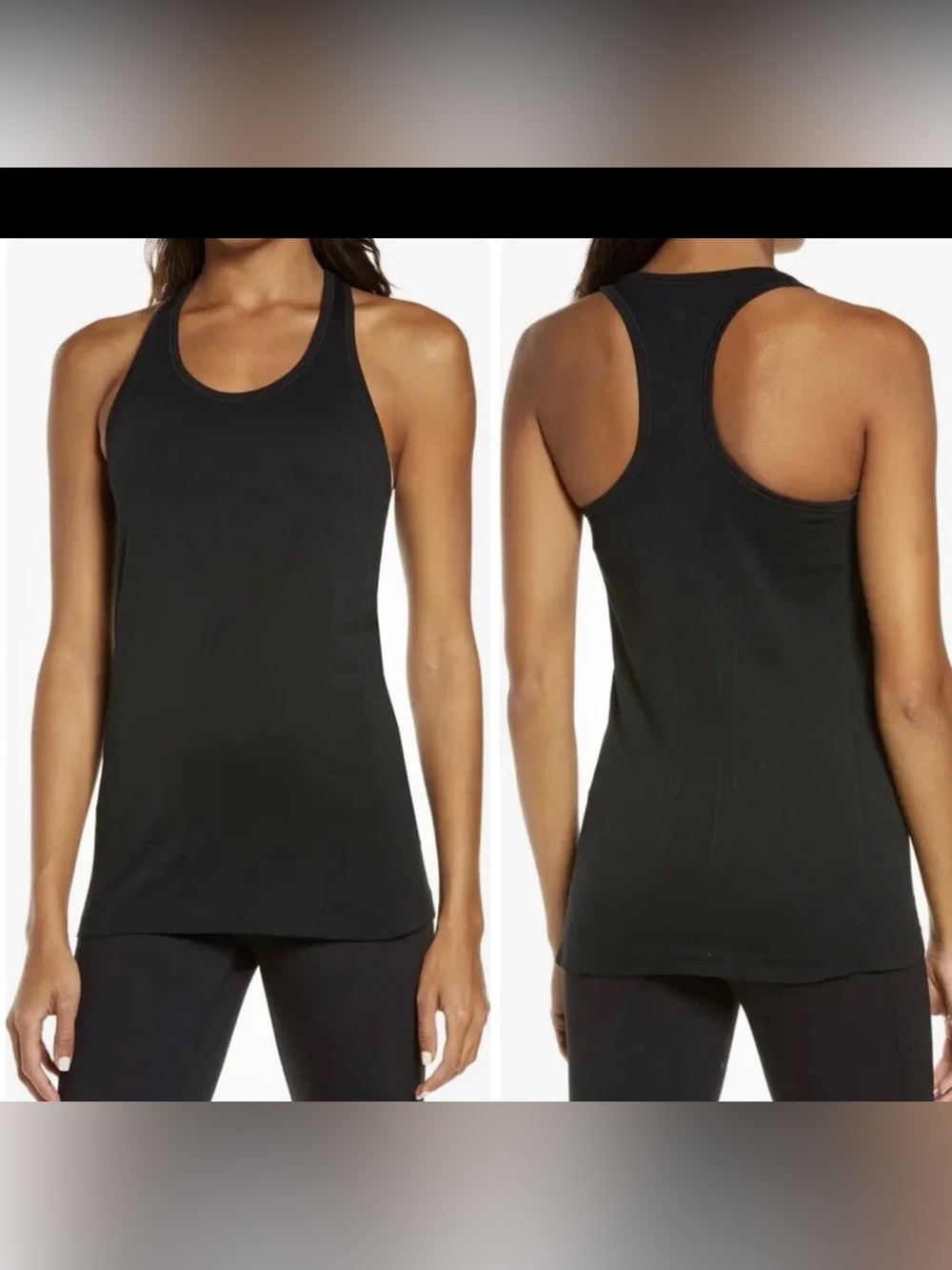 SPANX Racerback Tank Top Seamless Workout ,XS